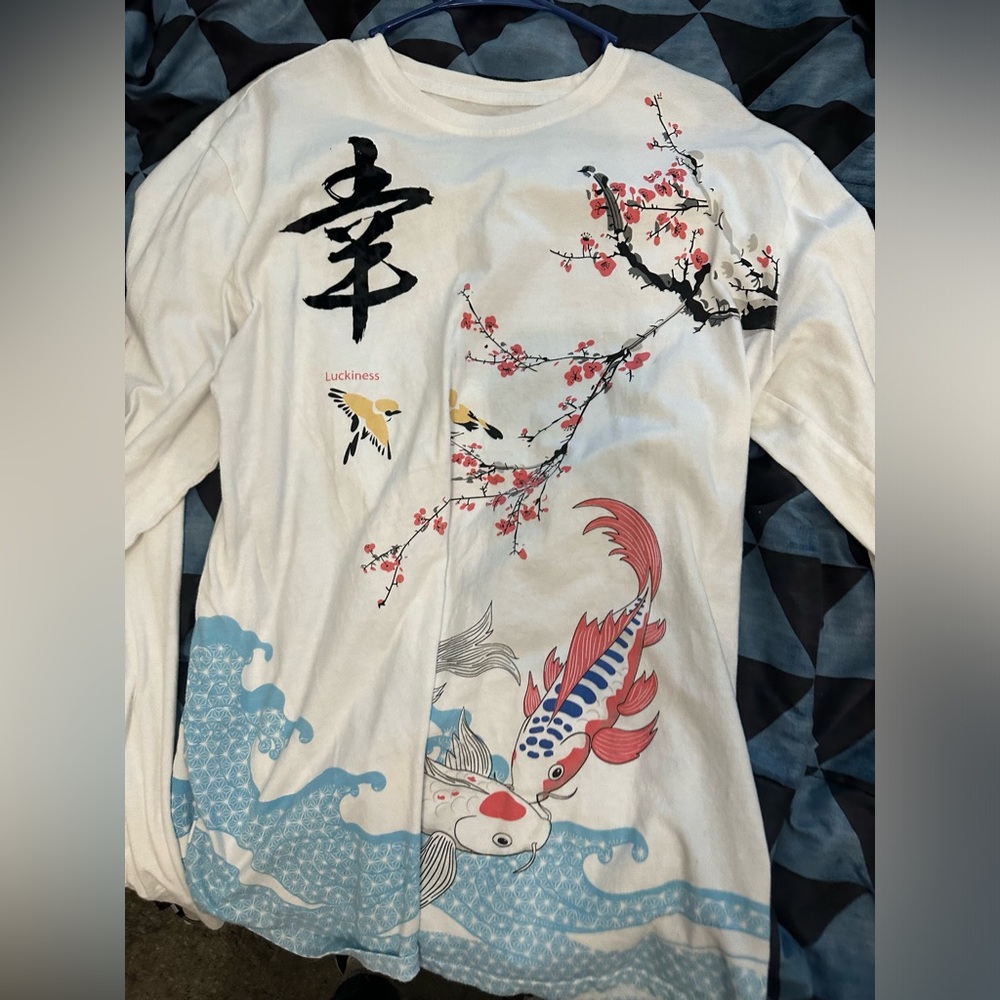 Koi fish Japanese style shirt